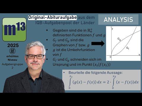 Abitur-Aufgabe: 2025 - ANALYSIS - OHimi - erhöhtes Niveau - Aufgabengruppe 2