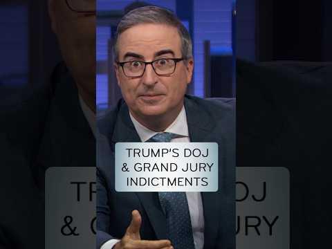 Trump's DOJ & Grand Jury Indictments #lastweektonight
