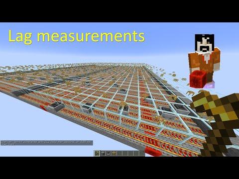 Minecraft lag measurements (Lagbusting part 1/2), Java vanilla SMP 1.21.4