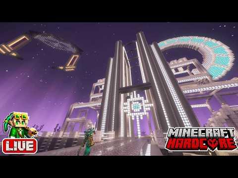 Building a Tron-Inspired Power Plant in my 55,600 Day Hardcore Minecraft World