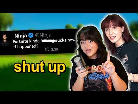 Go watch Gabi's new video about Fortnite there's a special guest who's like super good at Fortnite a pro even