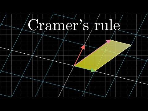 More linear algebra quizzes. Cramer's rule is a neat trick for solving equations, and for understanding inverse matrices. Understanding the geometry behind it is a great workout for testing your geometric intuitions of L.A.

Cramer's rule: https://beta.retainit.app/game/6645eb...
Changes of basis: https://beta.retainit.app/game/6645f4...

Full series: https://www.youtube.com/playlist?list...