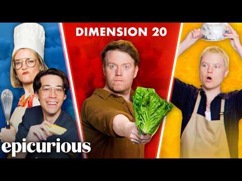 If you ever wanted to watch Brennan, Zac, Siobhan, and Ally weigh food, whisk, guess cheese, and eat stew COMPETITIVELY.... ‪@epicurious‬ has got you covered