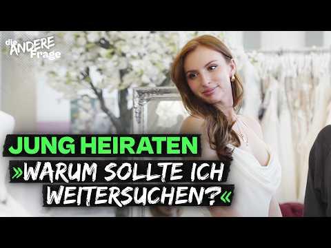 Früh zu heiraten, ist für manche ein Traum, für andere ein No-Go. Natalis Umfeld hat deswegen auch schon negative Reaktionen abbekommen. Das Team von ‪@Die_andere_Frage‬ hat sie bei der Hochzeitsvorbereitung begleitet: https://youtu.be/qphKpv7qdTM