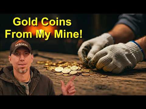 Kerry at BKS and Jason from Mt Baker mining mint 4 ounces of gold from Jason's mine! What a fun time!