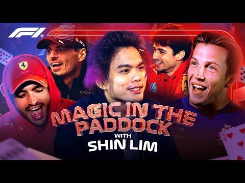F1 in Las Vegas! Performing walk around magic in the Paddock