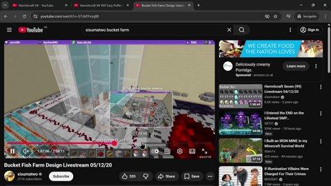 Coral Nautilus Farm | Hermitcraft (Creative)