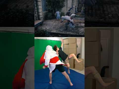 We Tried Assassins Creed Takedowns in Real Life!